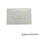 Envelope of Hot Foil Printed Folded Gift Tag with Envelope
