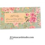 Vintage Floral Designer Gift Tags, Favor Tags