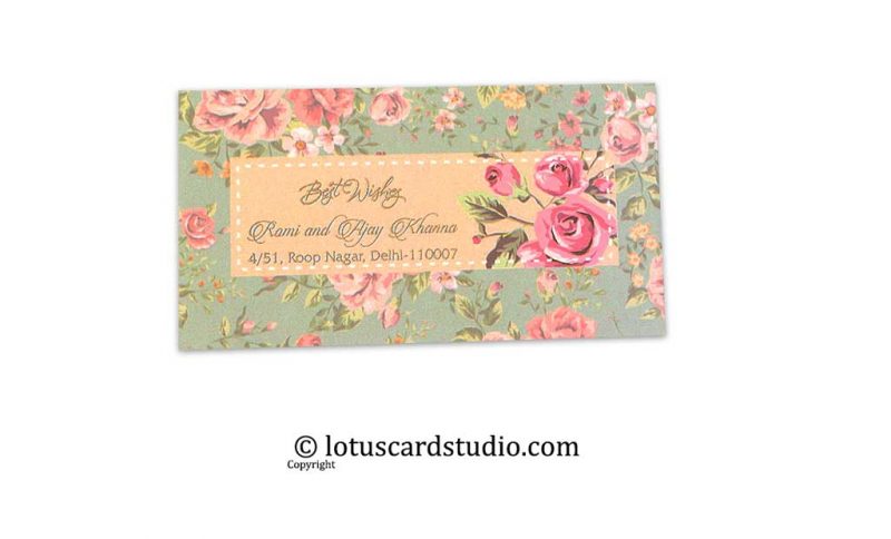 Vintage Floral Designer Gift Tags, Favor Tags