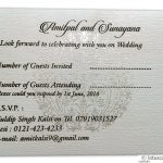 Card of RSVP in Ivory with Golden Crown Design