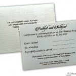 Ivory Canvas Paper made RSVP