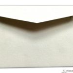 Envelope back of RSVP Card in Ivory Signature