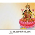 Front of Lakshmi Ganesha Shagun Envelope in Ivory