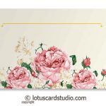 Front of Pink Vintage Floral Money Gift Envelopes