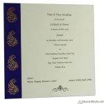 Insert2 of Golden Shine Wedding Card