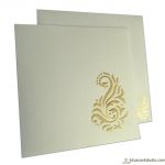 Golden Shine Wedding Card