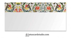 Front of Classic Designer Floral Gift Envelope