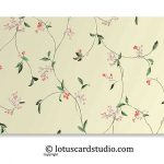 Front of Colorful Floral Vine Gift Envelope