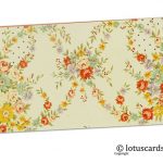 Front of Multicolored Floral Digital Print Gift Envelope