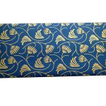 Front view of Gift Envelope with Waving Flower Theme in Imperial Blue