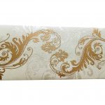 Front view of Indian Money Envelope in Ivory with Designer Floral Theme