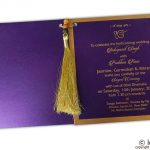 Insert2 of Dazzling Wedding Invitation Card with Beads Dori
