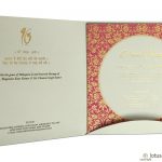 Card inside with inserts - Wedding Invite with Fantasy Inserts