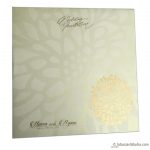 Envelope front of Gold Shine Ganesh Wedding Card