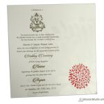 Insert2 of Gold Shine Ganesh Wedding Card