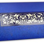 Exclusive Sized Glossed Shagun Money Envelope in Imperial Blue