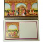 Card inside of Boxed Style Wedding Card with Rajasthani Royal Theme