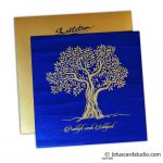 Beautiful Wedding Invitation in Rich Gold