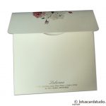 Envelope back of Digital Print Floral Design Wedding Invitation