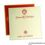 Elegant Ivory Wedding Invitation Card