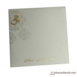 Envelope front of Floral Wedding Card Mantras Rich