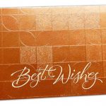 Front view of Money Envelope in Orangish with Glossy Finish