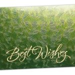 Green Petals Design Money Envelope