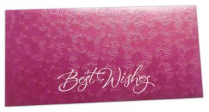 Pink Petals Design Money Envelope