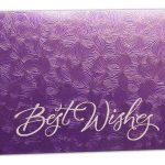 Purple Petals Design Money Envelope