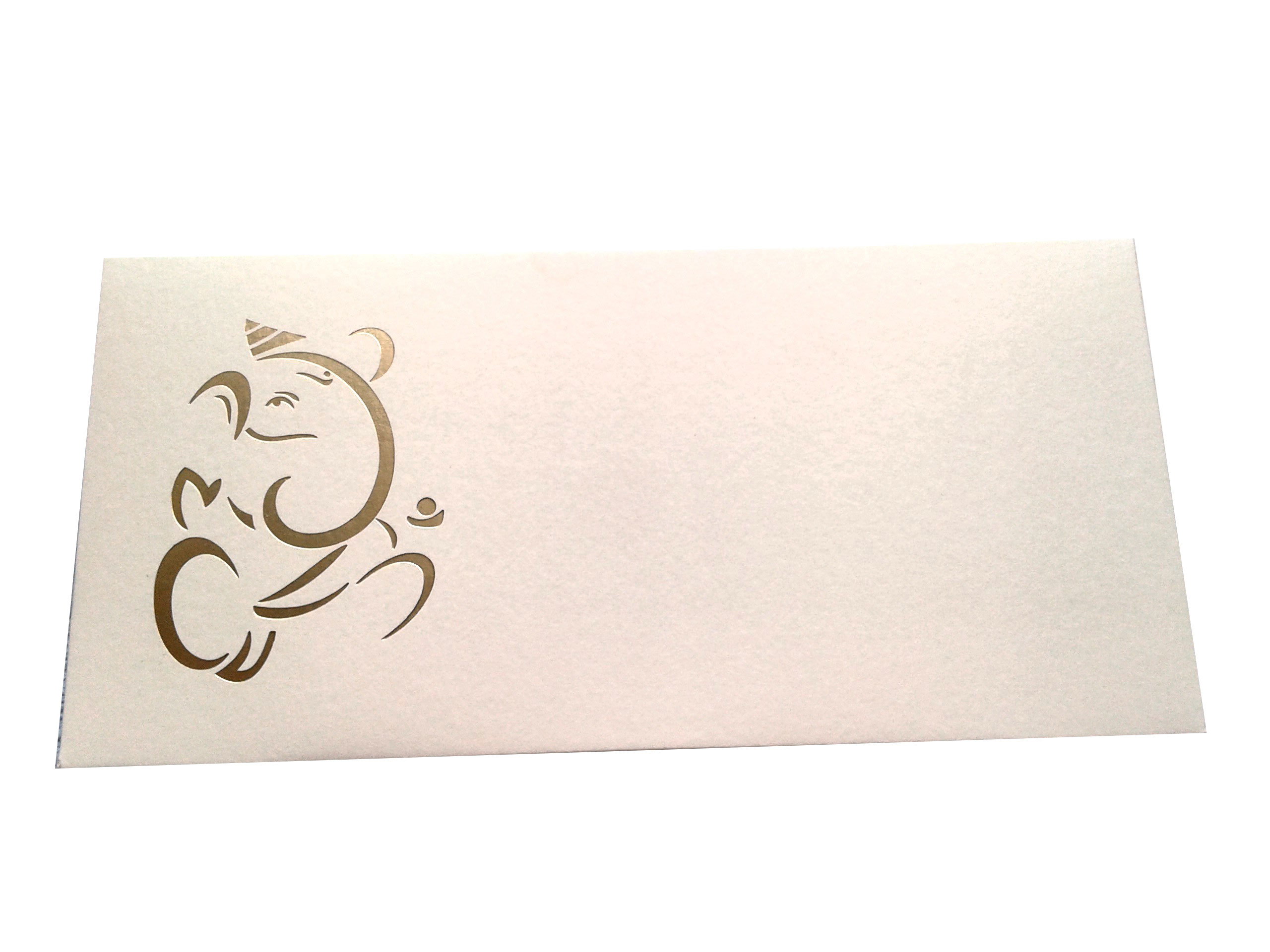 Signature Money Envelope with Hot Foil Stamped Ganesh