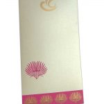 Lotus Theme Money Envelope in Pearl Ivory
