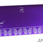 Envelope front of Paisley Theme Indian Wedding Card