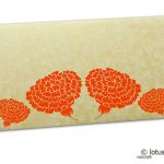 Dahlia Flowers on Ivory Shimmer Texture Shagun Envelope