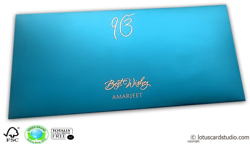 Signature Premium Azure Blue Envelope