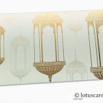 Wedding Envelopes with Golden Chandelier for Money Gift