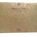 Envelope front of Rich Purple Velvet Wedding Card