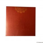 Envelope front of Classic Red Indian Wedding Invitation Card