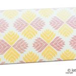 Classy Designer Shagun Envelope with Magenta Yellow Jagged Design