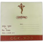 Envelope of Deep Red Wedding Invitation Card