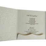 Card inside2 - Embossed Floral Wedding Invitation