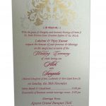 Insert2 of Golden Swirl Floral Marriage Invitation Paradise Pink