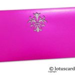 Mexican Pink Shagun Envelope with Laser Cut Floral