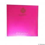 Envelope front of Dazzling Wedding Card in Mexican Pink Theme