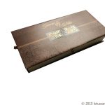 Box of Brown Shine Theme Indian Wedding Card