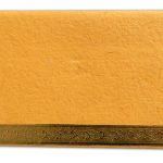 Envelope of Dark Saffron and Brown Shimmer Wedding Card