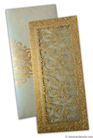 Dazzling Laser Cut Wedding Invite