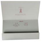 Card inside of Designer Palanquin Invitation Card