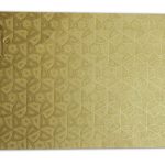 Envelope of Florescent Golden Wedding Invitation Card