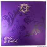 Envelope of Florescent Purple Invitation