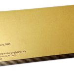 Envelope of Lavish Golden Brown Wedding Invitation